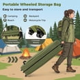 thumbnail image 6 of Biotree 2-Person Foldable Off-Ground Camping Cot Tent with Pop Up Shelter and Wheeled Carry Bag, Green, 6 of 10