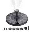 thumbnail image 2 of Solar Fountain Pump, Solar Powered Water Features Outdoor Bird Bath Fountains Solar Pond Pump for Bird Bath Garden Pool, 2 of 7