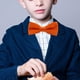 thumbnail image 1 of Pajarita preatada para niños, pajaritas de esmoquin para niños, pajaritas ajustables novedosas, pajarita para niños para vestido elegante, graduación, Naranja, 1 of 10