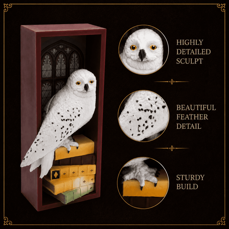 CultureFly, Harry Potter Vinyl Book Nook, Hedwig, Officially