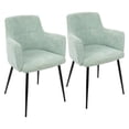 thumbnail image 2 of LumiSource Andrew Contemporary Fabric Dining Chair - Set of 2, 2 of 11