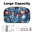 thumbnail image 3 of Hearts Battle Waterproof Oxford Fabric Charger Case for Electronic Devices, Hard Drive, Cords, Cables, and Phone - 5.9x9.44x3.14 Inches, 3 of 6