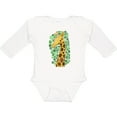 thumbnail image 3 of Inktastic Giraffe silhouette Boys or Girls Long Sleeve Baby Bodysuit, 3 of 5