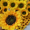 thumbnail image 2 of Ukeler 122pcs Artificial Sunflower Heads 5.1'' 3.5'' 1.5'' Yellow Sunflower Artificial Flowers for Home Decoration, Wedding Decor, Birthday Party Decor, Garden Craft Art Decor, Decoration, 2 of 9