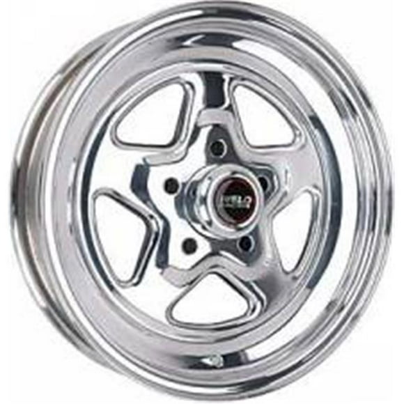 Weld Racing WEL96-54200 15 x 3.5 in. 5 x 4.5 in. Bolt Circle 1.375 in. Back Spacing 10.5 lbs Pro Star Polished Wheel