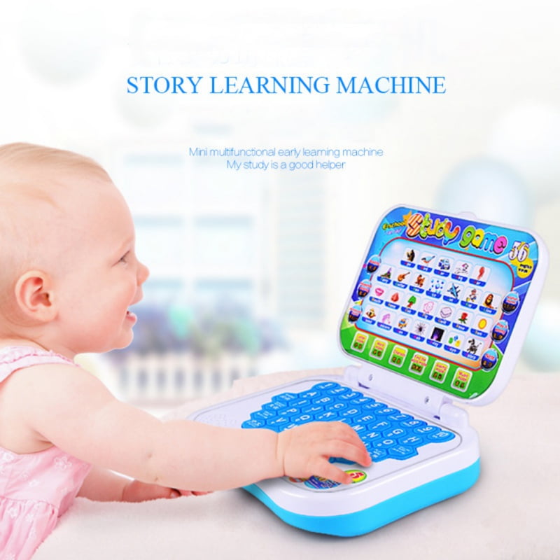 Laptop Learning Toy Baby Educational Kids Game Develop Skill Toddler Fun Pink