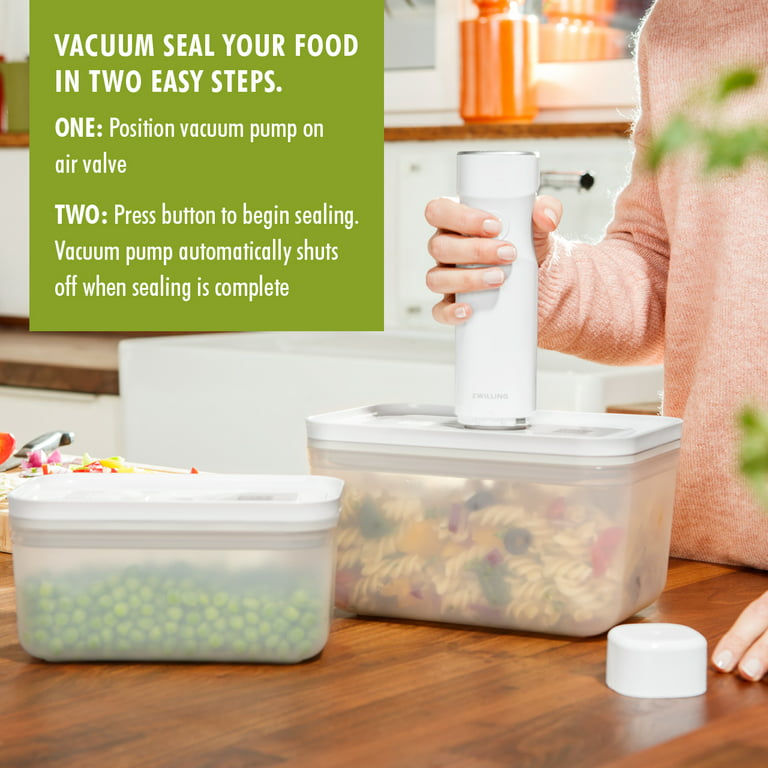 ZWILLING Medium Plastic Vacuum Lunch Container, Fresh & Save