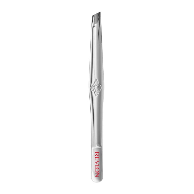 Revlon Slant Tweezer, High Precision Multipurpose Hair Removal Tool, Made With High Quality Stainless Steel