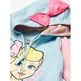thumbnail image 3 of Disney Baby Girls' Toddler Hoodie, Light Blue/Light Pink, 2T, 3 of 4