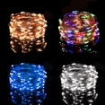 thumbnail image 2 of Luces de colores de alambre de cobre, energía solar, luces para interiores y exteriores, luces de alambre de cobre, luces para patio, balcón, impermeables, 2 of 3