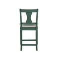 thumbnail image 6 of Powell Willow 24" Indoor Wood Counter Stool, Set of 2,Teal/Cream, 6 of 10