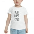 thumbnail image 2 of Best Oops Ever Cute Toddler T-Shirts for Boys Girls (White, Youth M), 2 of 5