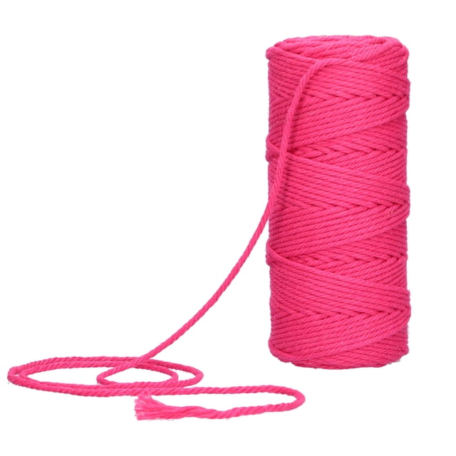 Macrame Rope,Macrame Cord 3mm Messy Cotton Thread Woolen Yarn Enhanced Durability