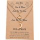 thumbnail image 1 of Stainless Steel Charm Sun And Moon Best Friend Couple Necklace Distance Matching Friendship Bff Jewelry Gifts For Women Men Teen - -, 1 of 4