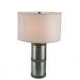 thumbnail image 2 of Table Lamp D16x24.4" Hammered Iron Table Lamp with Mango Wood(Lamp Shade Assembly Required),Bedroom Lamp, 2 of 6