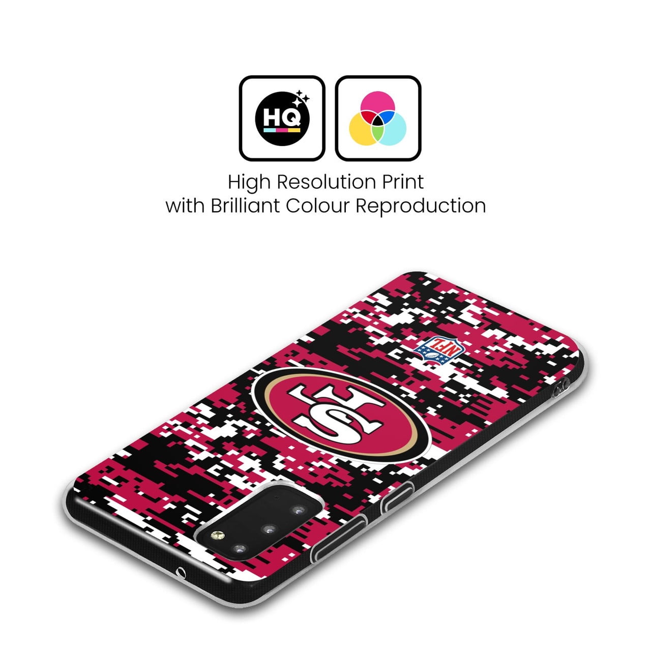 Head Case Designs NFL San Francisco 49ers Graphics Digital Camouflage Soft Gel Case for Samsung Galaxy S21 FE 5G