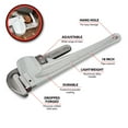 thumbnail image 6 of Performance Tool W2118 18-Inch Aluminum Pipe Wrench, 6 of 8