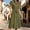 Army Green, variant on Short Sleeve Dress Breathable Regular Fit Short Dresses 2026 Summer Solid Color Short Sleeve Lapel Tiered Dress Workout for Work and Office S-XXL