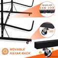 thumbnail image 6 of Surfboard & Kayak Vertical Storage Rack - Space-Efficient 6-Unit Dock/Garage Organizer, 6 of 8