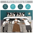 thumbnail image 2 of Kitchen Chef Pattern Duvet Cover Set Bedding Set Polyester Quilt Cover for Bedroom Decoration, 2 of 6