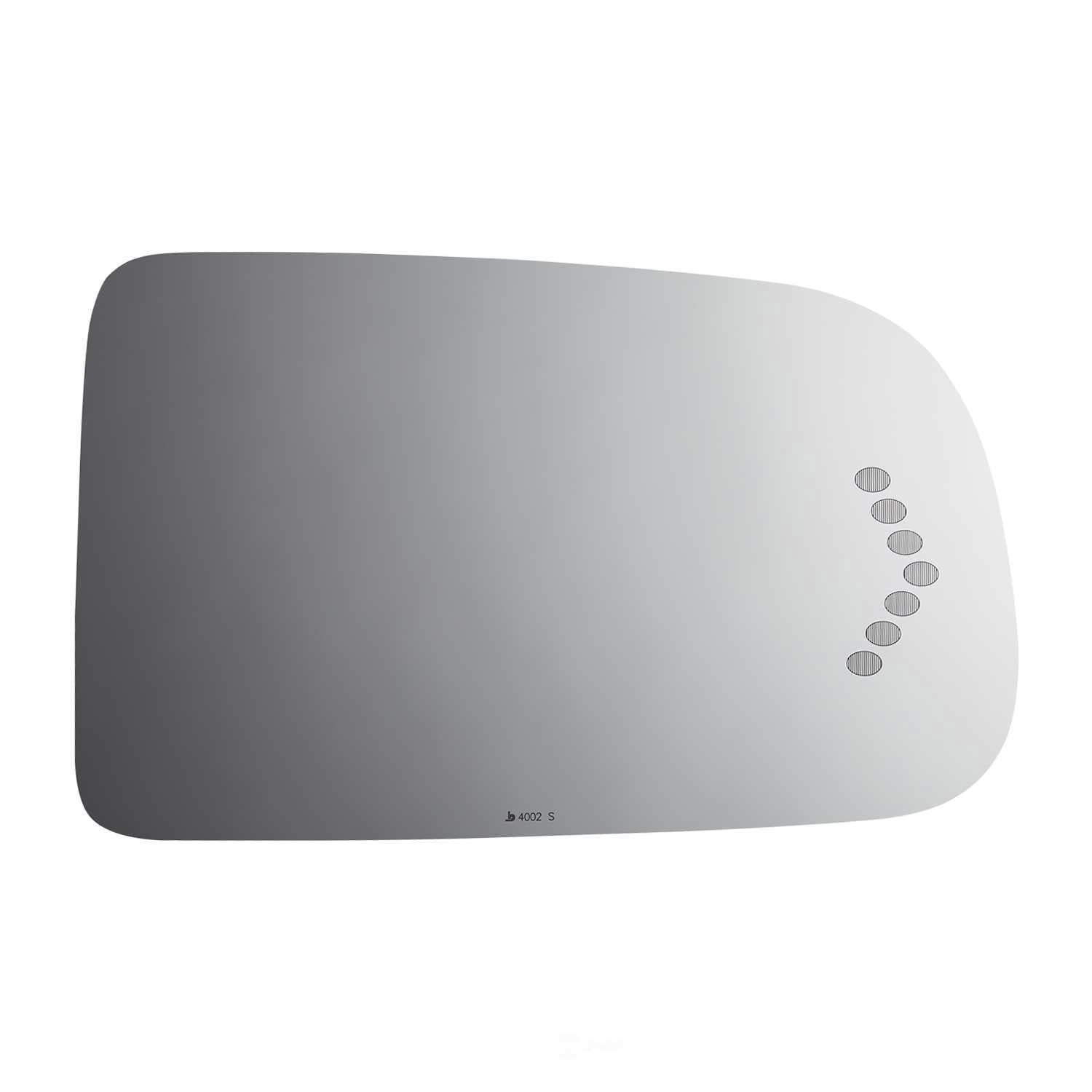 Burco Side View Mirror Replacement Glass - Clear Glass - 4002S