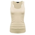 thumbnail image 3 of Made by Olivia Women's Casual Basic Sleeveless Racerback Tank Top, 3 of 5