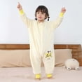 thumbnail image 2 of Likimi Infant Baby Toddler Girls Jumpsuit Color Block With Pattern Long Sleeve Onesie Casual Comfortable Soft Fall Winter Homewear Size 4-5 Years Light Yellow, 2 of 3