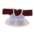 thumbnail image 1 of Conjunto de camiseta y encaje para muñeca OB11 Hugo Vino rojo Traje casual de muñeca, 1 of 10