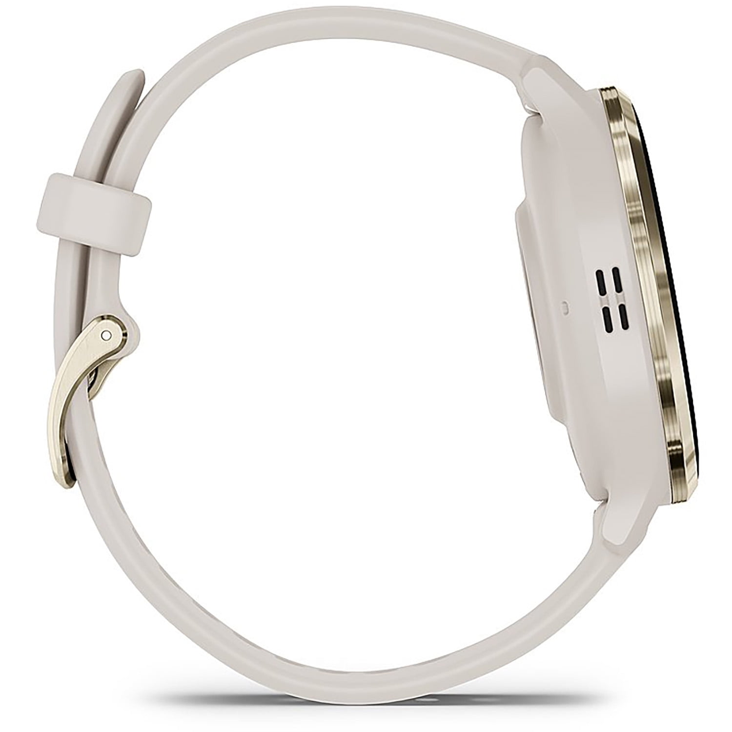 Restored Garmin Venu 3S Fitness GPS Smartwatch Gold Bezel w/ Ivory Case (41mm) - Refurbished