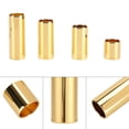 thumbnail image 3 of 4Pcs Guitar Slide Bars, Electric Guitar Metal Slide Bar Golden Guitar Slide for Guitar Bass Mandolin Banjo, 3 of 7