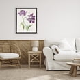 thumbnail image 2 of Stupell Industries Two Tulips Purple Florals Black Framed Floater Canvas Wall Art design by Jacob Marell, 21 x 17, 2 of 9