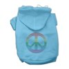 Rhinestone Rainbow Peace Sign Hoodies