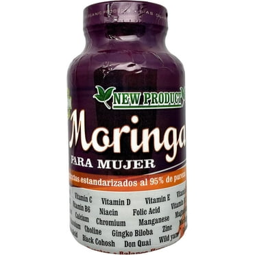 Moringa para Mujer 500mg 60 Capsules