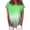 Green, variant on Limei Women's Plus Size Summer Casual Short Sleeve Round Neck Tee Tops