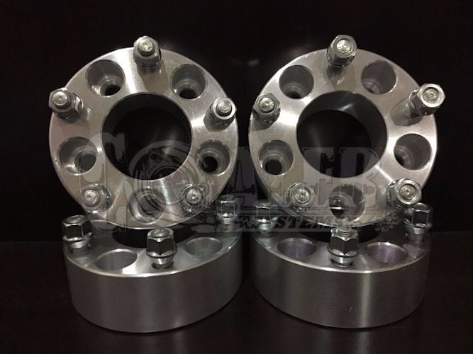 Wheel Spacers 1.5/" Adapters Aluminum 5 Bolt Lug Set 4 5x4.5 B2500 B3000 B4000