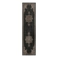 thumbnail image 2 of Unique Loom Outdoor Traditional Collection Area Rug - Antique (2' 7" x 10' Runner Charcoal Gray/Natural), 2 of 6
