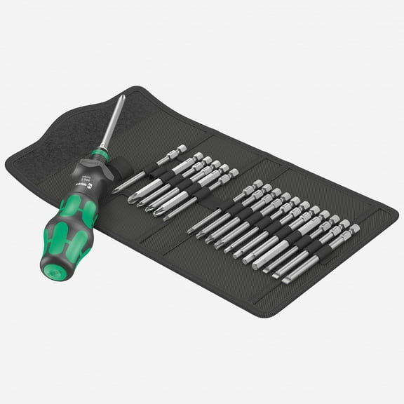 Wera Kompakt Turbo Bit Driver Set - 19 Piece Set