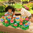 thumbnail image 2 of SpringFlower Gifts Toys for Girls 3 4 5 6 7 Years Old, Flower Garden Building Kit with Storage case,Educational STEM Toy and Preschool Garden Play Set for Toddlers, 148pcs, 2 of 5
