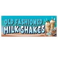 thumbnail image 1 of Old Fashioned Milk Shakes 13 oz Vinyl Banner With Metal Grommets, 1 of 4