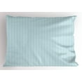 thumbnail image 1 of Vintage Blue Pillow Sham Nested Square Shapes with Round Edges Accompanied by Little Dots, Decorative Standard King Size Printed Pillowcase, 36 X 20 Inches, Baby Blue and White, by Ambesonne, 1 of 2