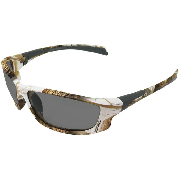 Global Vision Hercules 5 Safety Glasses with White Camo Frames and Smoke Lenses ANSI Z87.1+