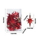 thumbnail image 3 of pstuiky Adorno navideño de terciopelo rojo vino con forma de reno y ciervo colgante de caramelo para árbol de Navidad decoración para escalera de sala de estar decoración colgante., 3 of 6