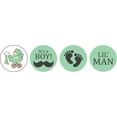 thumbnail image 2 of Darling Souvenir It's A Boy Stickers Candy Chocolate Labels 190 Pcs Party Fabor-Mint, 2 of 2