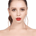 thumbnail image 6 of UJJHMRR Trendy Oversize Geometric Big Hoop Earrings For Women Basketball Brincos Exaggerated Large Square Earrings Punk Jewelry, 6 of 6