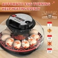 thumbnail image 3 of 12 Eggs Incubator for Chicken Duck Quail Eggs, Auto Turn & Humidity Control, Digital Display, 360° View, 3 of 6