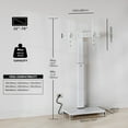 thumbnail image 5 of FITUEYES Rolling TV Stand with Wheels up to 70 inch TVs with Power Outlet,White, 5 of 9