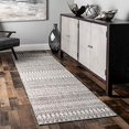 thumbnail image 5 of nuLOOM Artemisia Modern Tribal Area Rug, 4' 1" x 6', Grey, 5 of 5