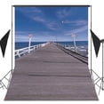 thumbnail image 2 of ABPHOTO Polyester 5x7ft Harbour Hiking Backdrop Photograghy Background Studio Props, 2 of 4