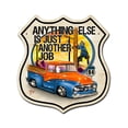 thumbnail image 1 of Route 66 Lineman Route 66 Vintage Metal Sign, 1 of 1
