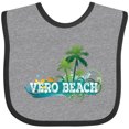 thumbnail image 3 of Inktastic Vero Beach Florida Vacation Boys or Girls Baby Bib, 3 of 4